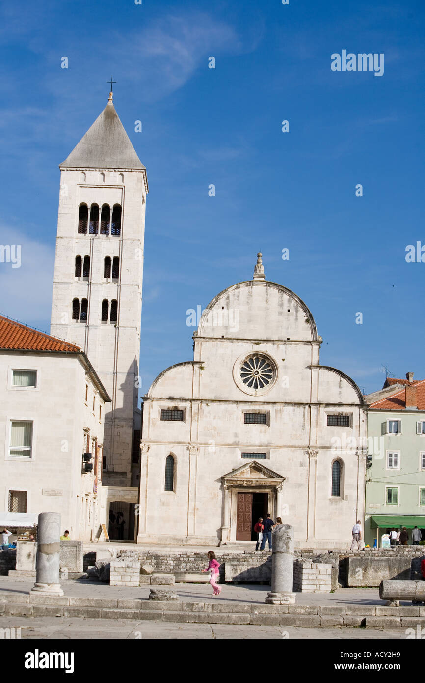 Kirche St. Maria in Zadar Kroatien Stockfoto