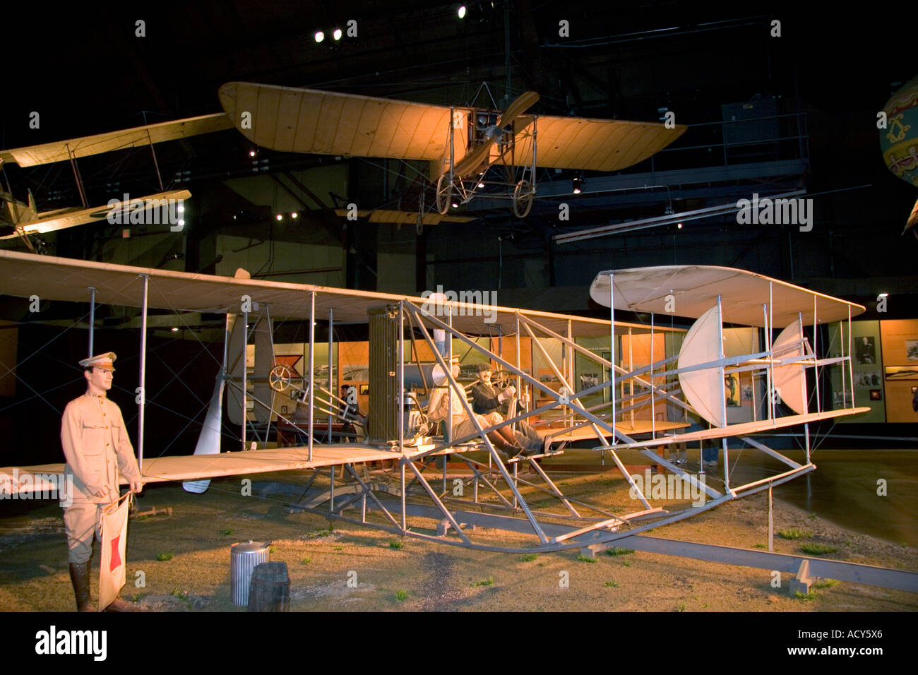 Innere Bild der United States Air Force Museum auf der Wright-Patterson Air Force Base in Dayton, Ohio. Stockfoto