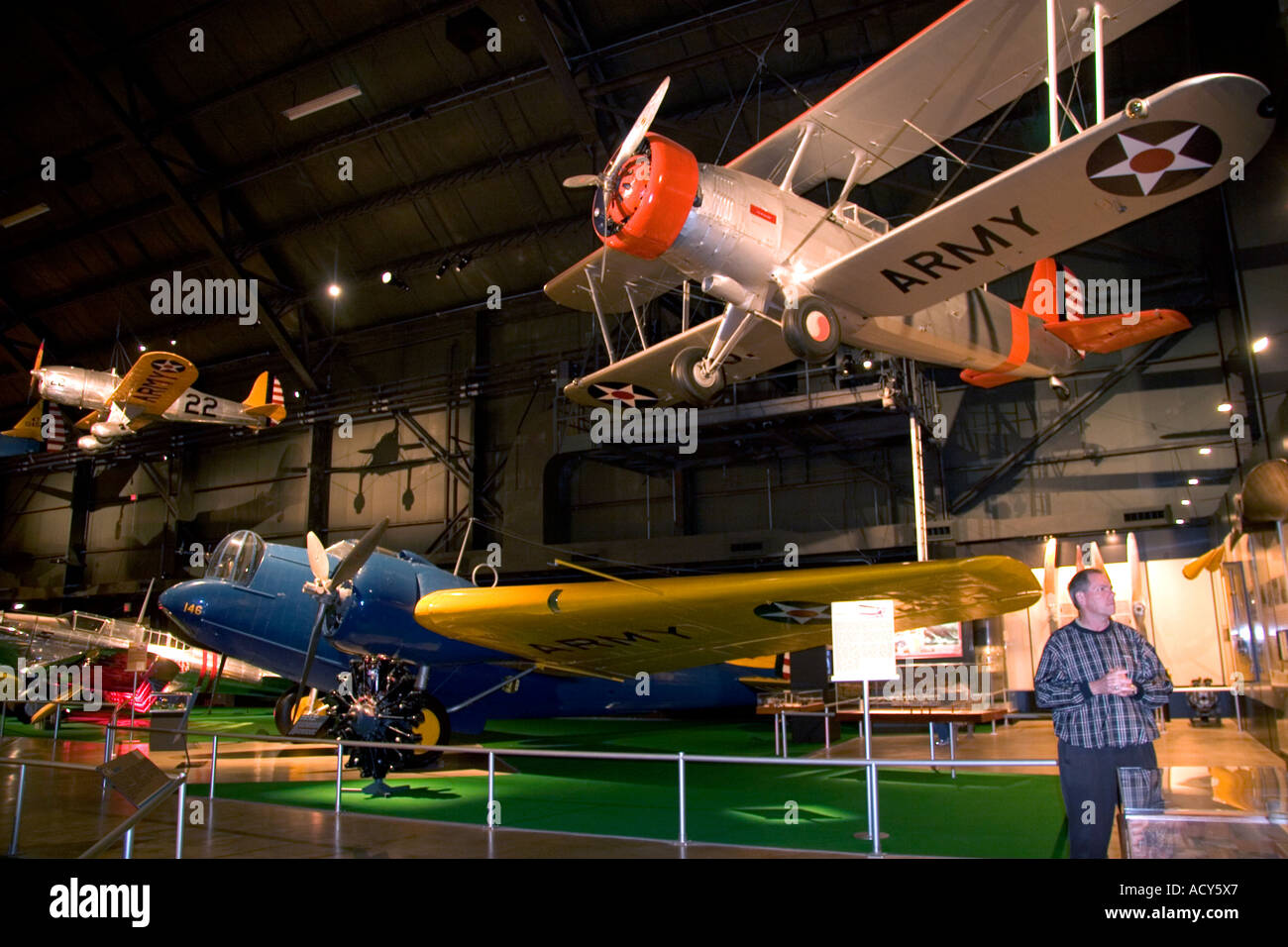 Innere Bild der United States Air Force Museum auf der Wright-Patterson Air Force Base in Dayton, Ohio. Stockfoto