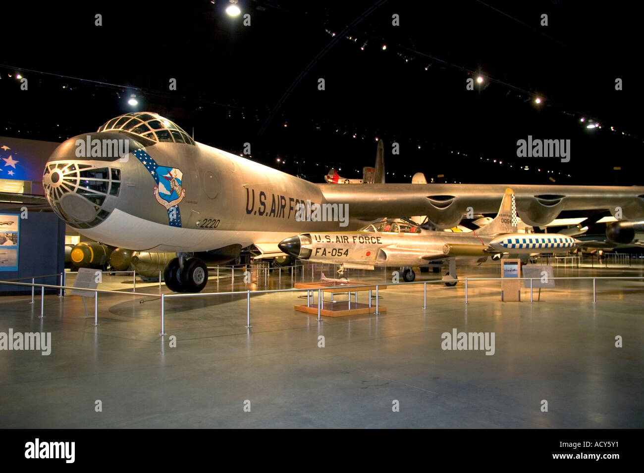 Innere Bild der United States Air Force Museum auf der Wright-Patterson Air Force Base in Dayton, Ohio. Stockfoto