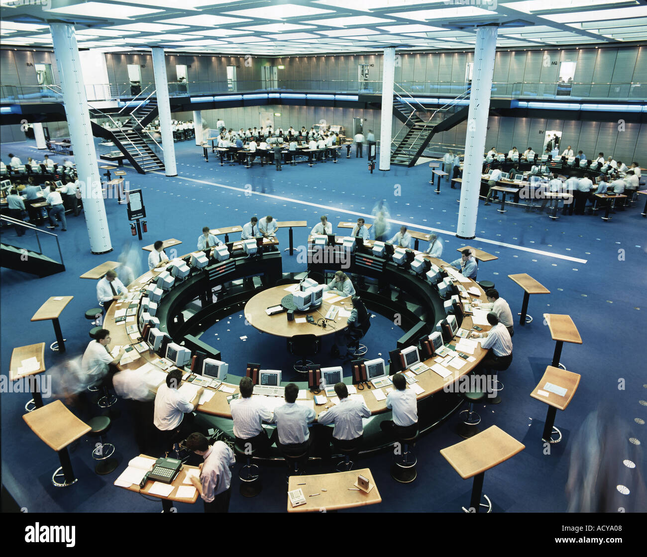 Schweiz Zürich Börse Ring Makler Stockfotografie - Alamy