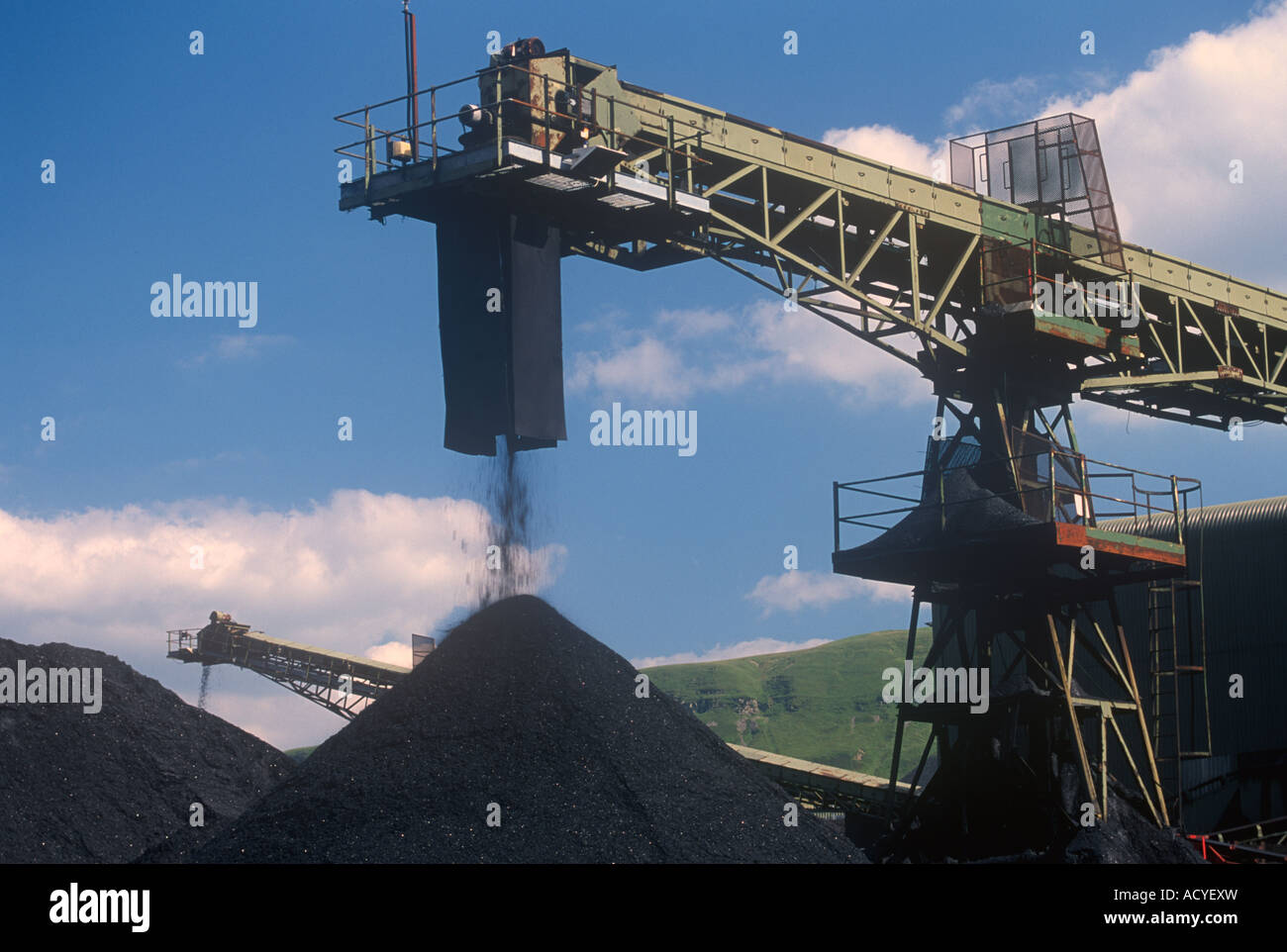 Mid Glamorgan Rhondda Hirwaun Tower Colliery Industrie tief Zeche Stockfoto