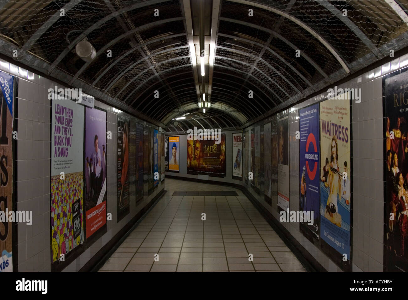 U-Bahnstation London Euston Stockfoto