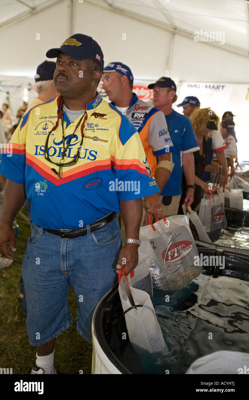 Bass Fishing Tournament Stockfoto