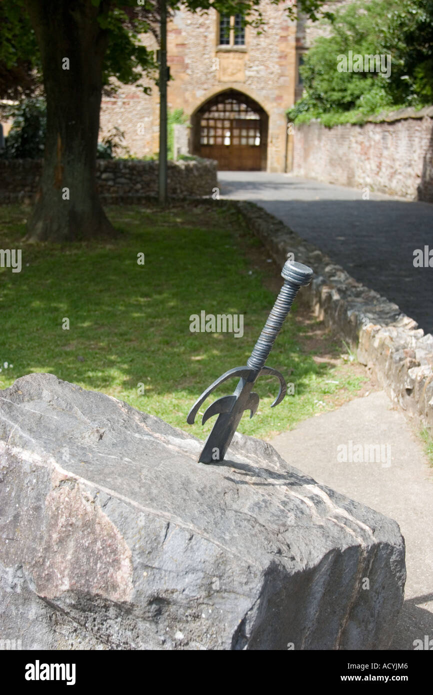 Das Schwert im Stein Stockfotografie - Alamy