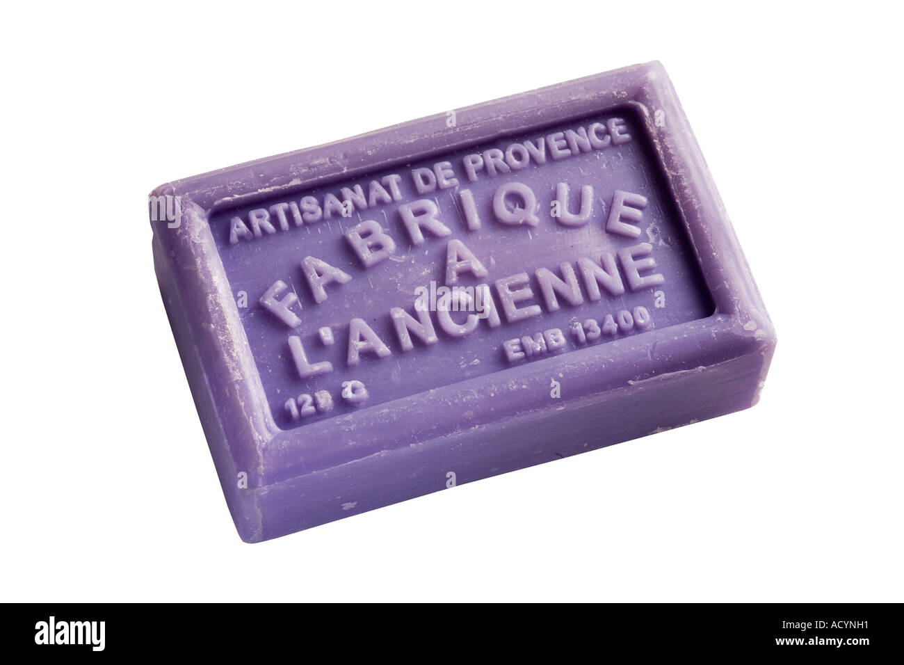 Traditionelle provenzalische Lavendel Seife aus Frankreich Stockfoto