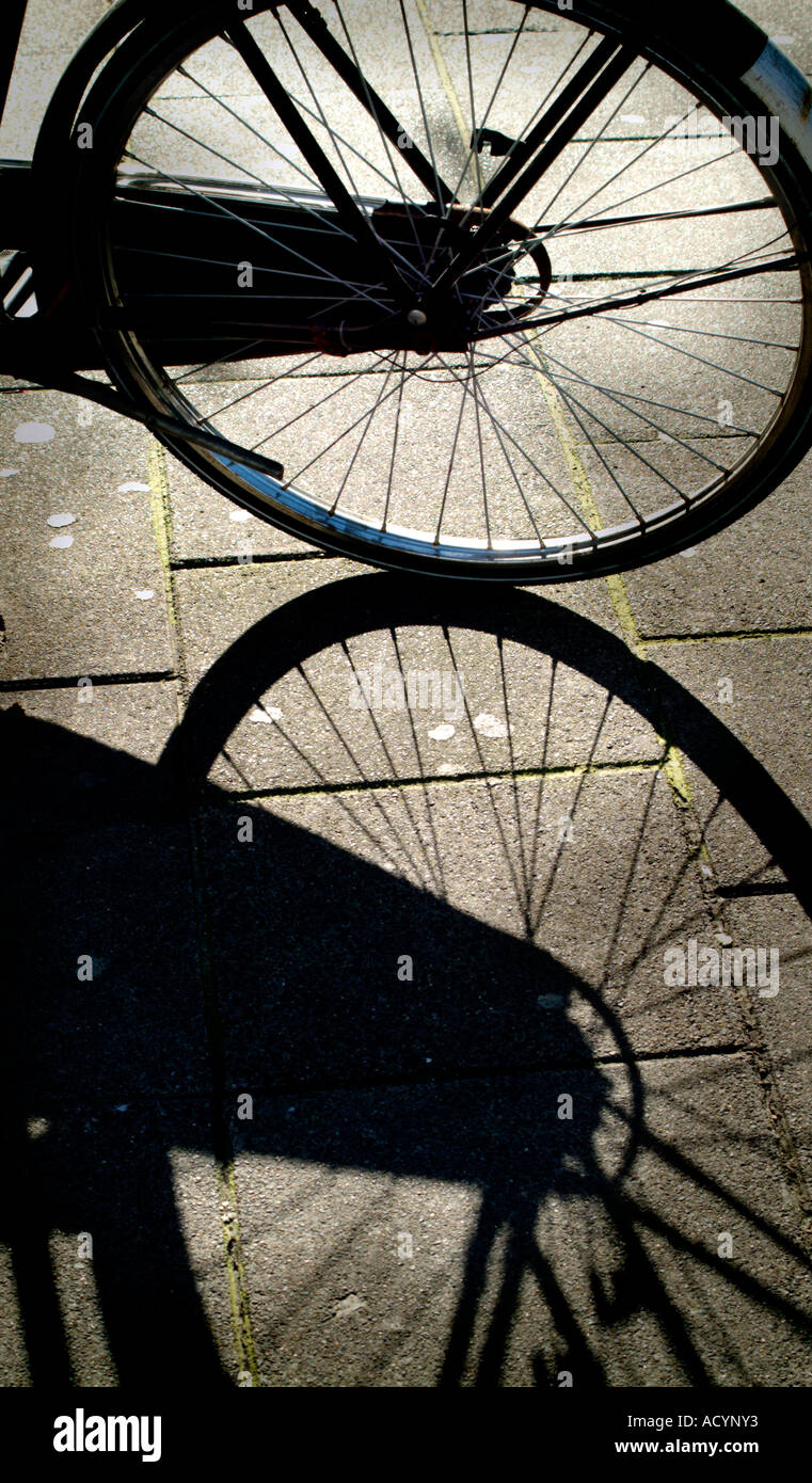 Fahrrad-Rad Amsterdam Holland Stockfoto