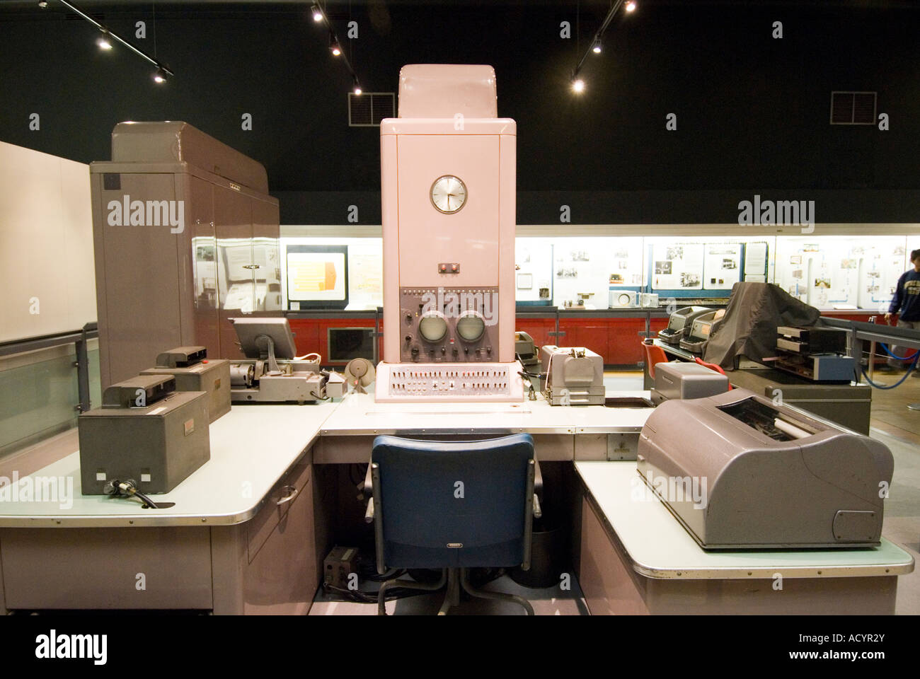 1959 Ferranti Pegasus Computer im Science Museum, London, UK Stockfoto