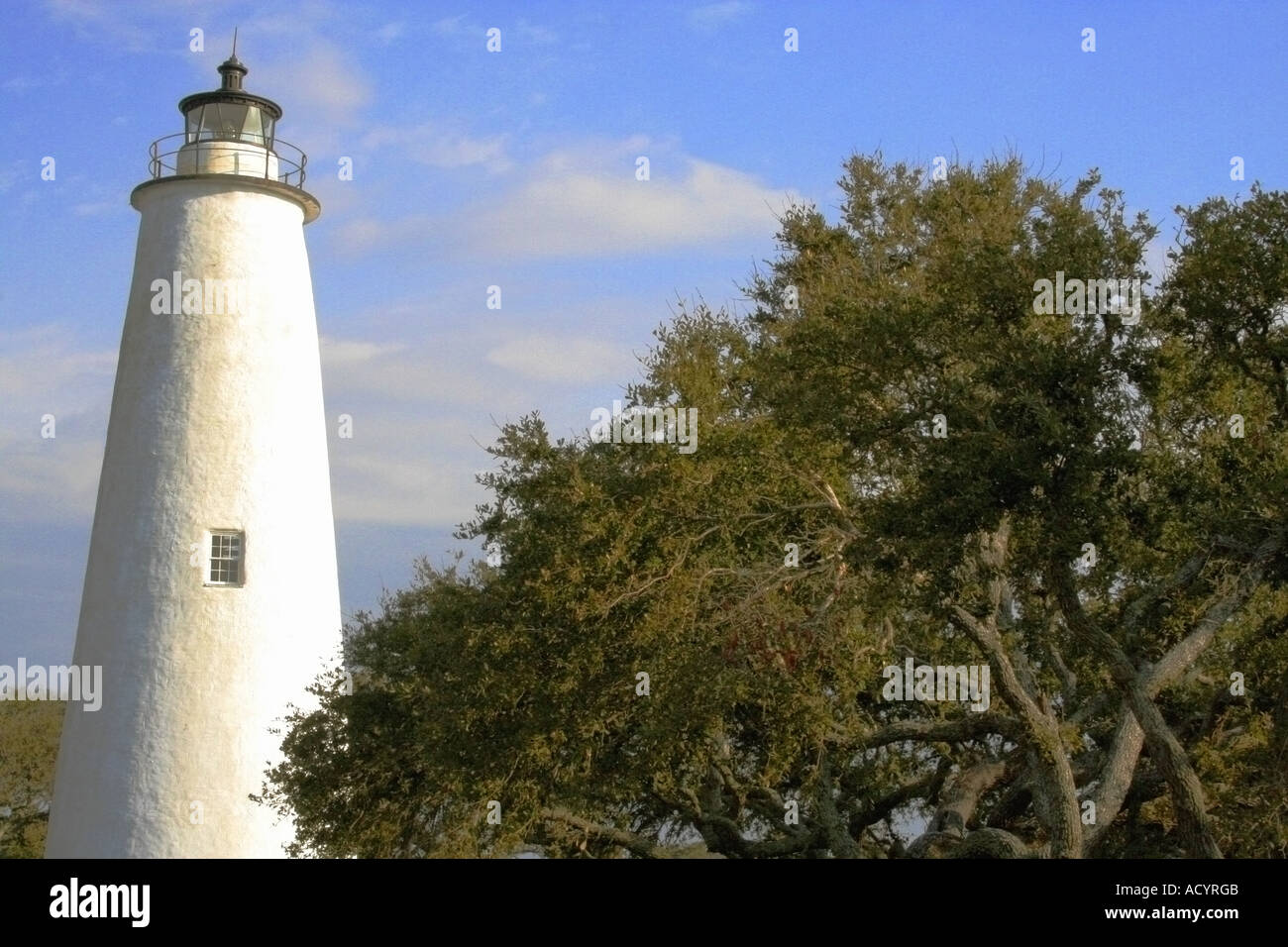 Ocracoke Island Light Station Stockfoto