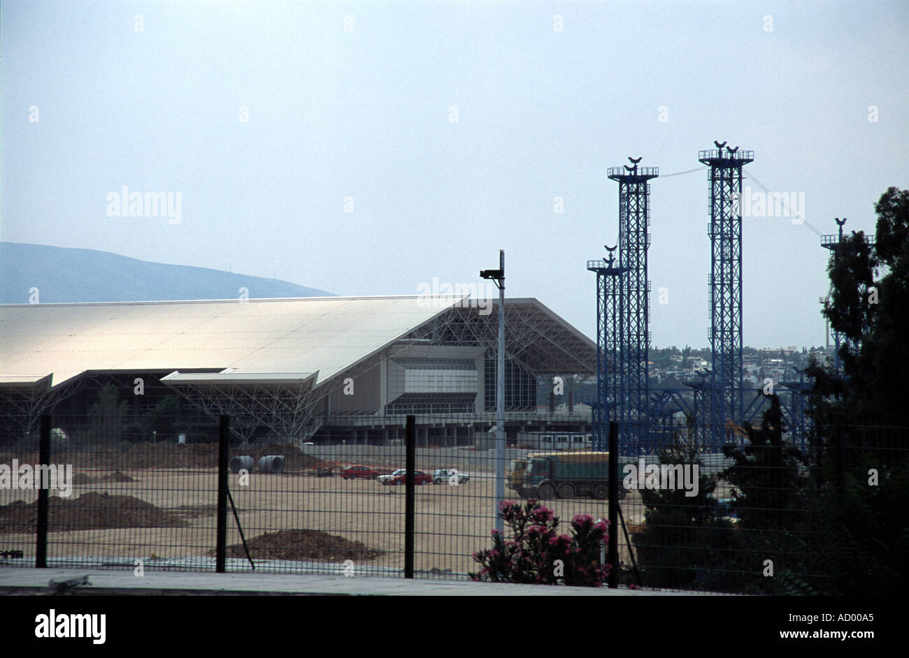 Athen-Stadion und Sporthalle, die Vorbereitung für die Olympischen Spiele 2004 Nea Ionia Bezirk Athen Griechenland Stockfoto