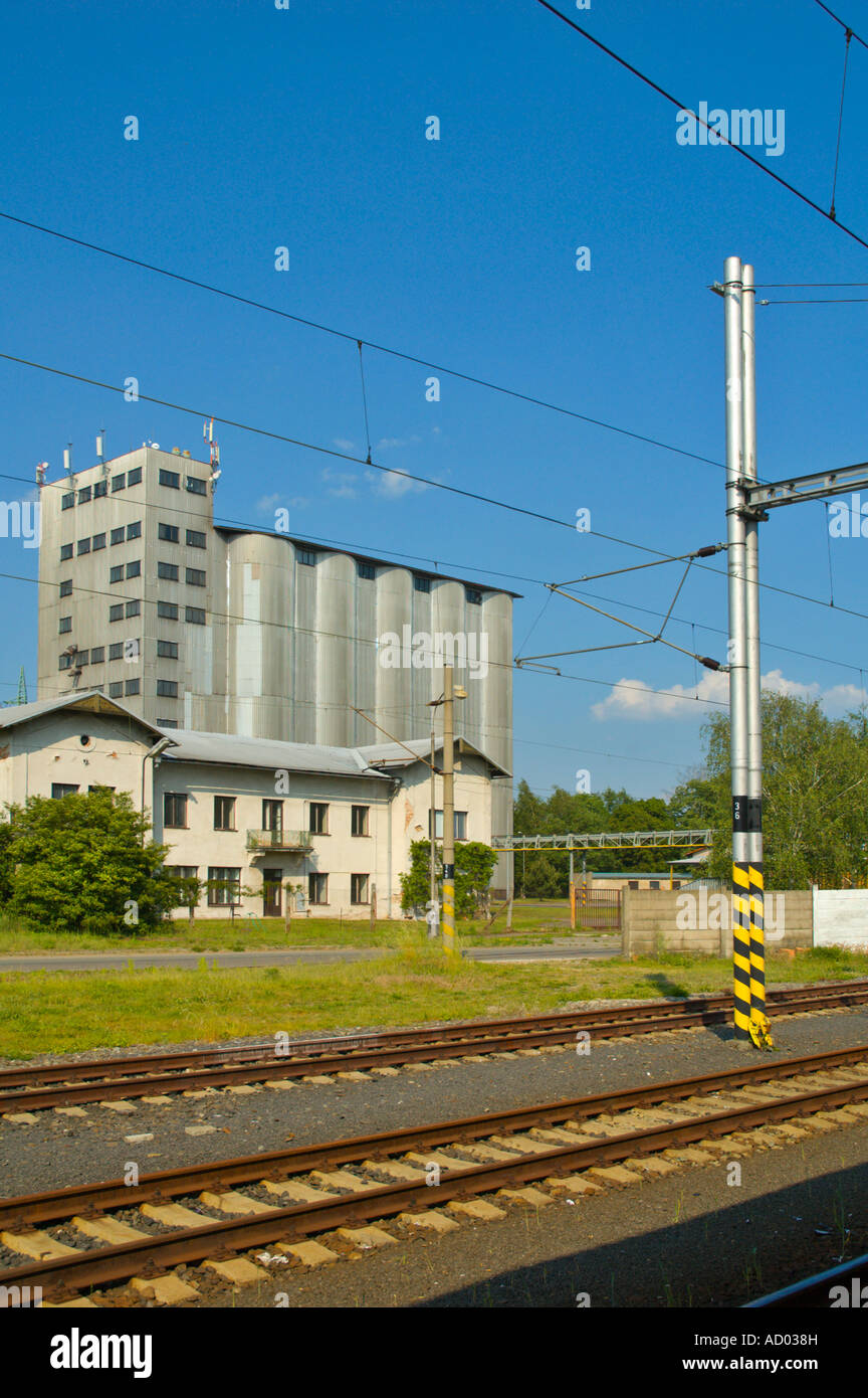 Fabrik in Tschechien EU Trebova Stockfoto
