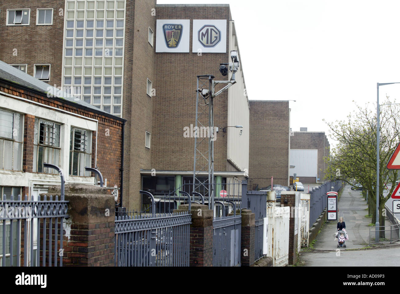 Das MG-Rover-Werk in Longbridge Birmingham UK Stockfoto