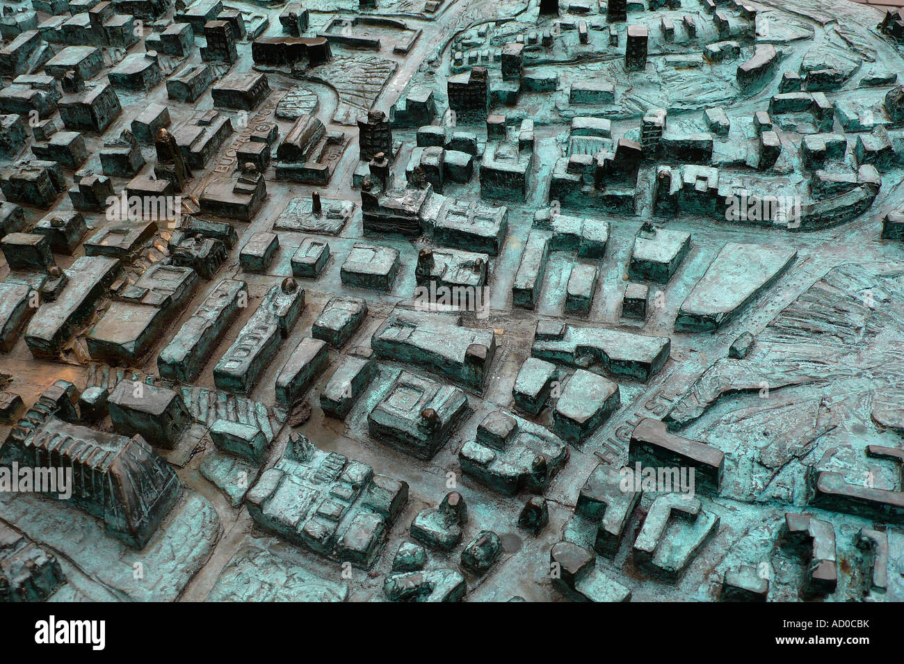 Innenstadt-Modell, Glasgow Scotland, UK Stockfoto