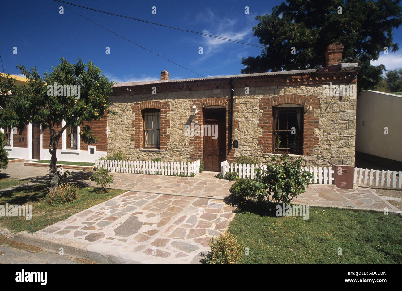 Ferienhaus in walisischen kolonialen Dorf von Gaiman, in der Nähe von Trelew, Patagonien, Argentinien Stockfoto