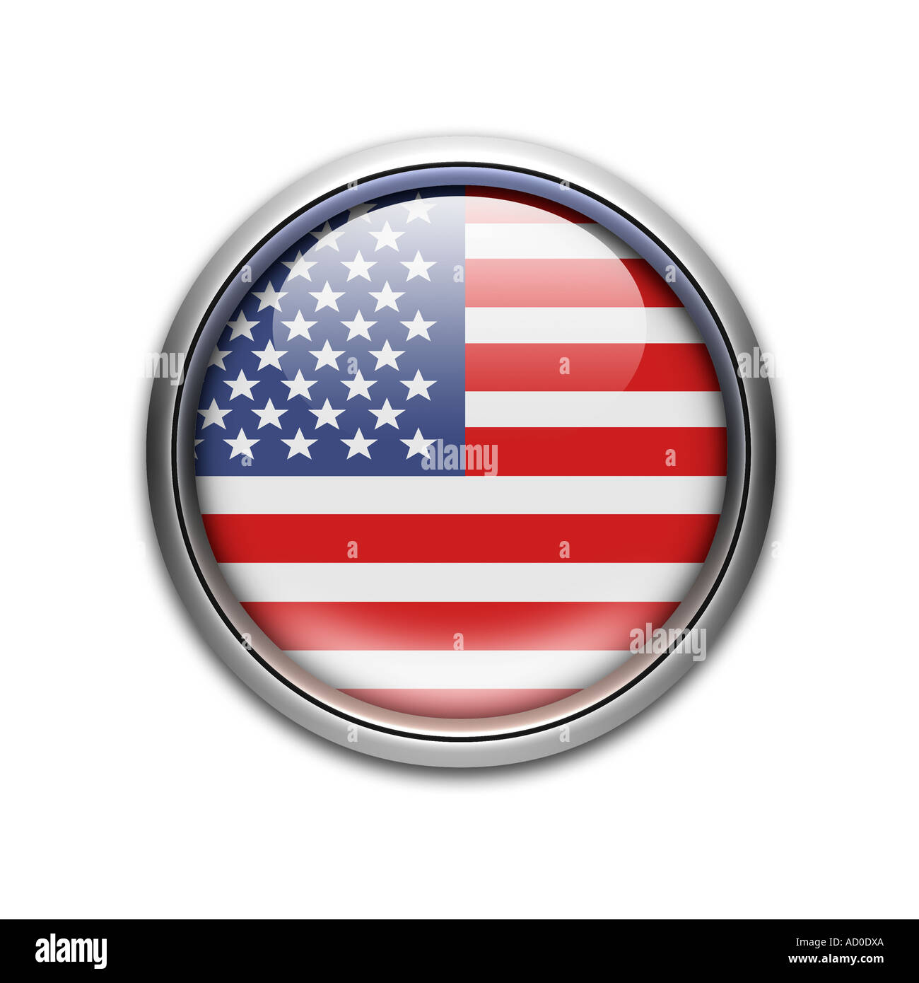 Flagge der usa unitet Staaten von Amerika uns Stockfoto