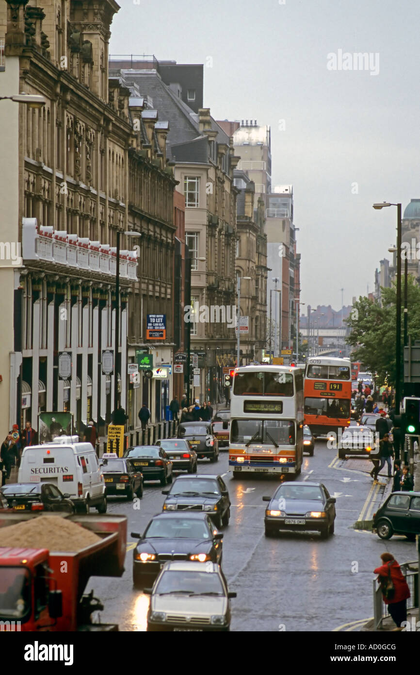 Regen Manchester England UK Stockfoto