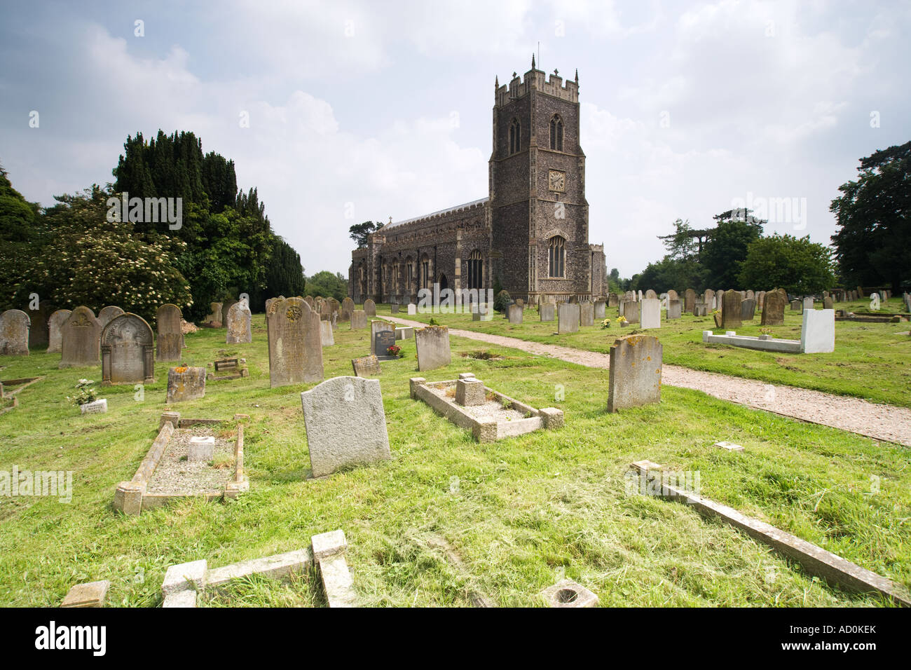 Heilige Dreifaltigkeit, Loddon Pfarrkirche, Suffolk England, UK Stockfoto
