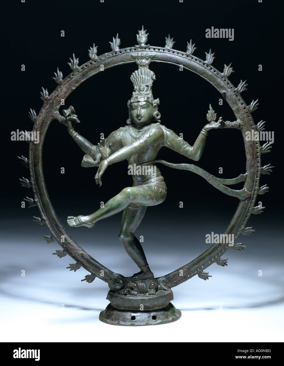 Shiva Nataraja, Lord of the Dance. Tamil Nadu, Indien, 12. Jahrhundert. Stockfoto