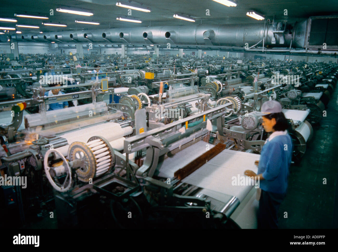 Korea-Spinnerei Stockfoto