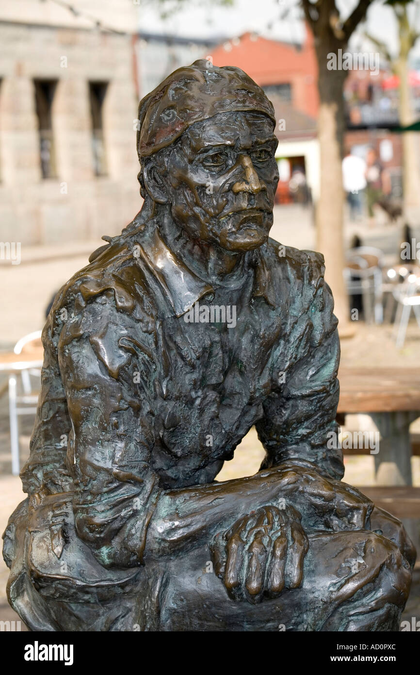 England Bristol Hafen Stephen Joyces Statue von John Cabot Stockfoto