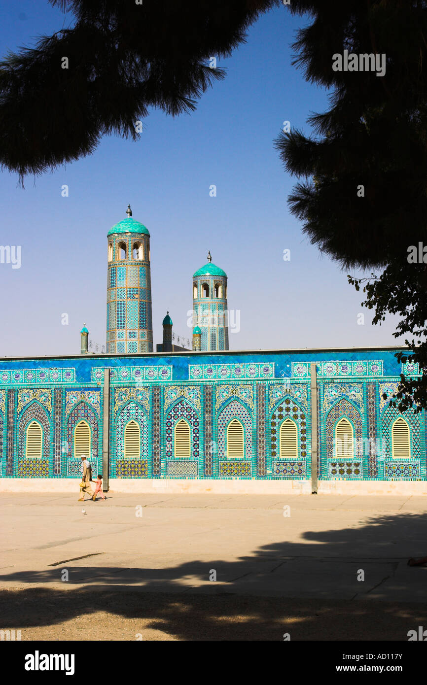 Afghanistan, Mazar-I-Sharif, Schrein von Hazrat Ali Stockfoto