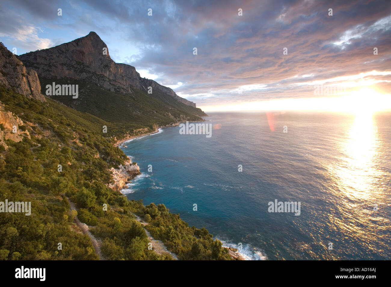 Punta Pedra Longa, Golfo di Orosei, Sardinien, Italien Stockfoto