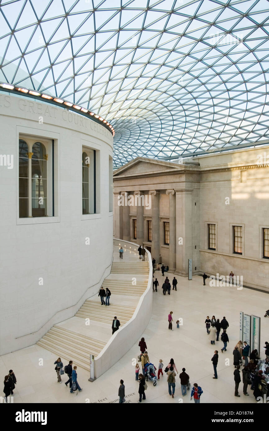 Der Great Court, British Museum, London, England Stockfoto