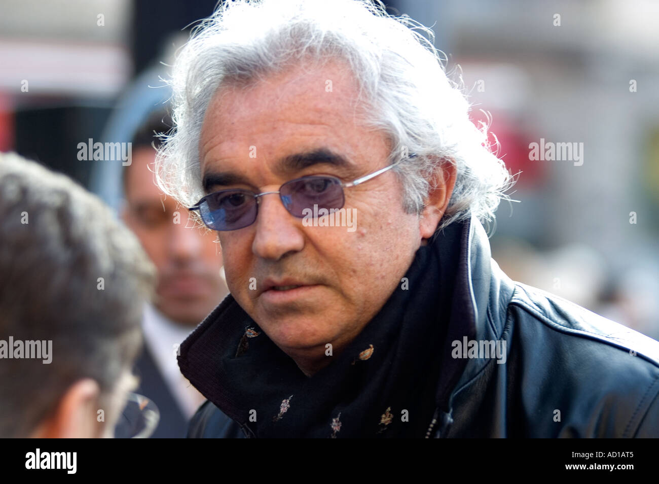 Flavio Briatore in Mailand bei einer Konferenz Stockfoto