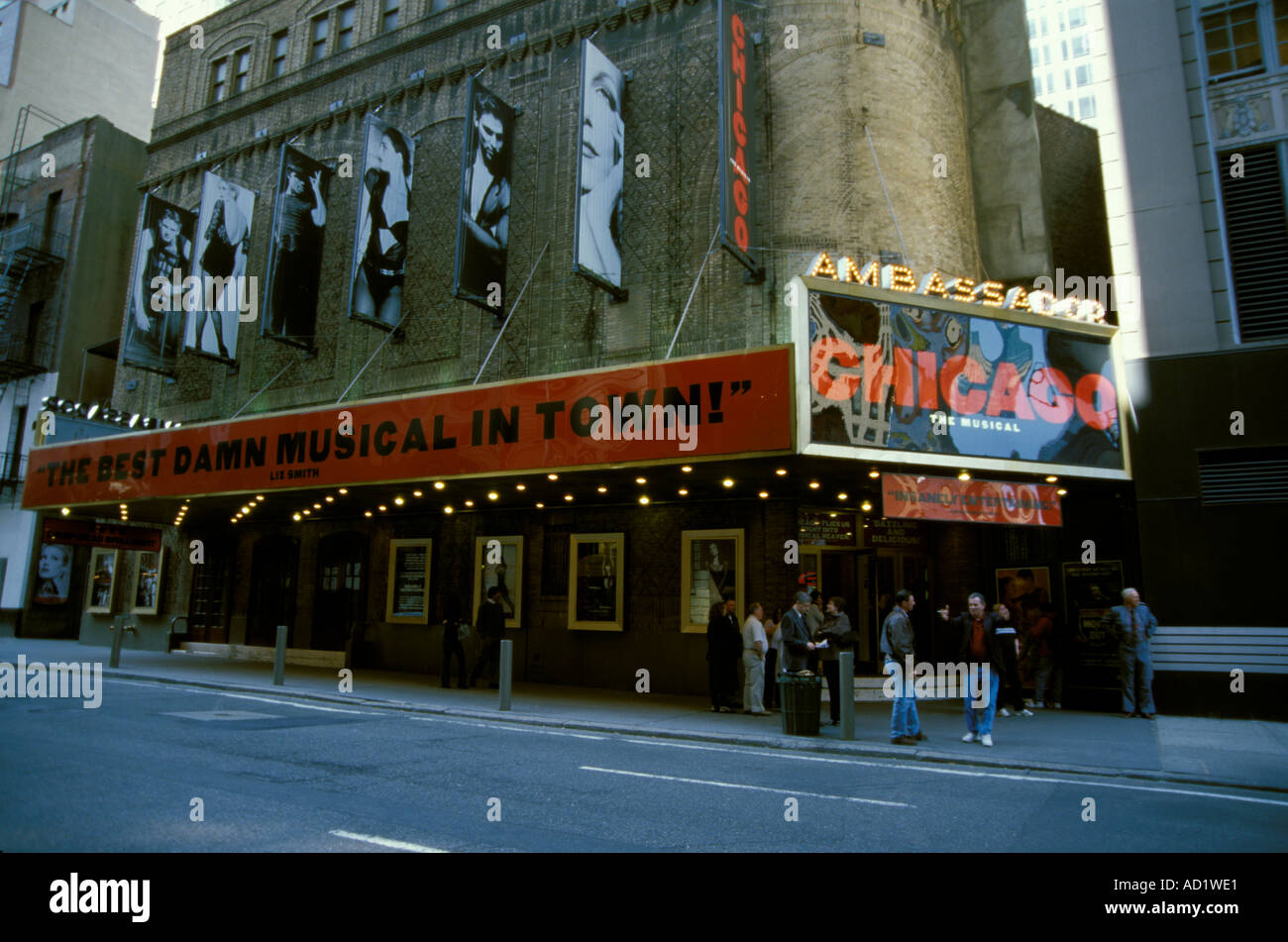 Ambassador Theatre Theater districk Downtown New York City New York USA Stockfoto