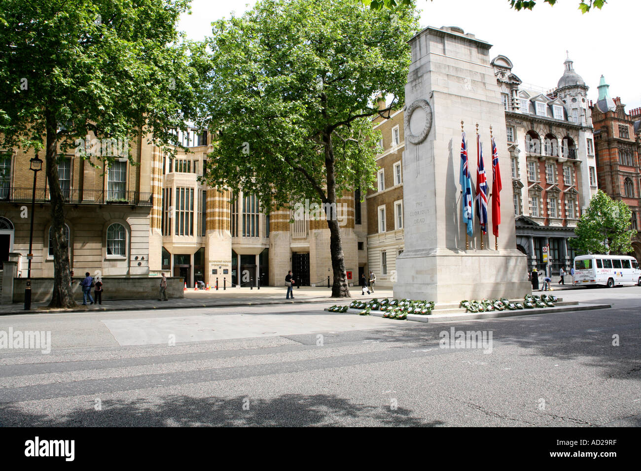 Der Kenotaph, Whitehall, London England Stockfoto