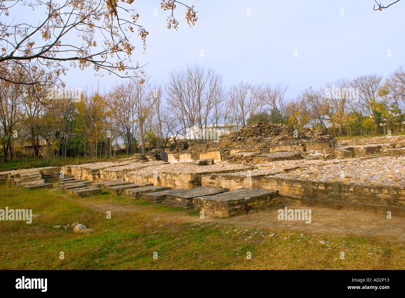 Alte buddhistische Reliquiar in Pakistan zu bauen, während die arische Tage über 9000 Statuen wurden hier gefunden Stockfoto