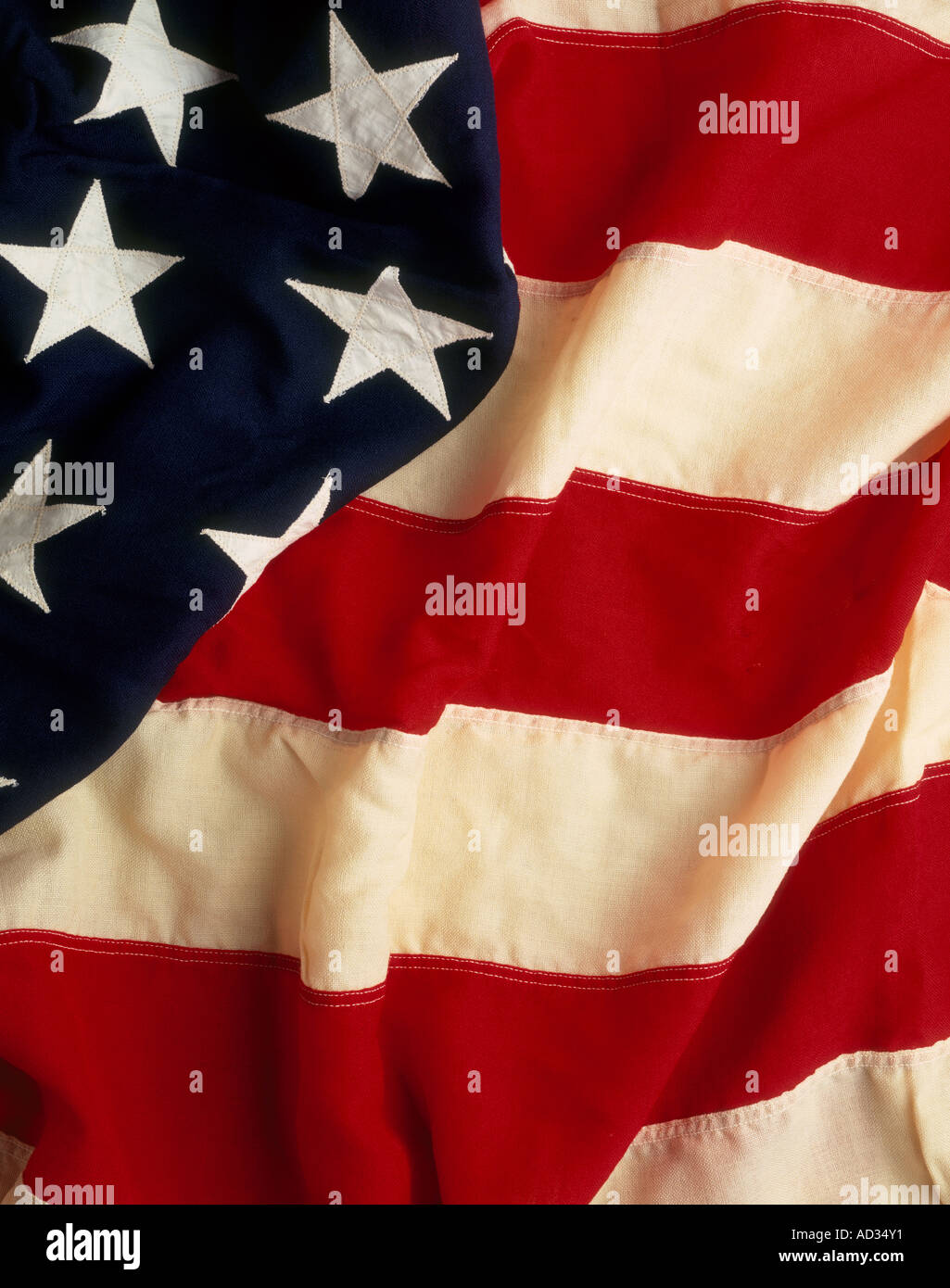 Amerikanische Flagge. Stars And Stripes Stockfoto