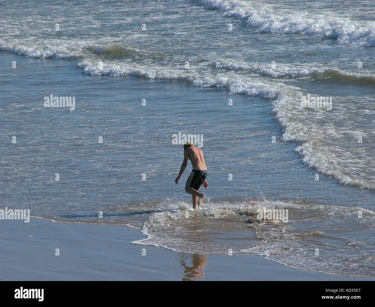 Boogie Boarden Pismo Beach Kalifornien USA Stockfoto