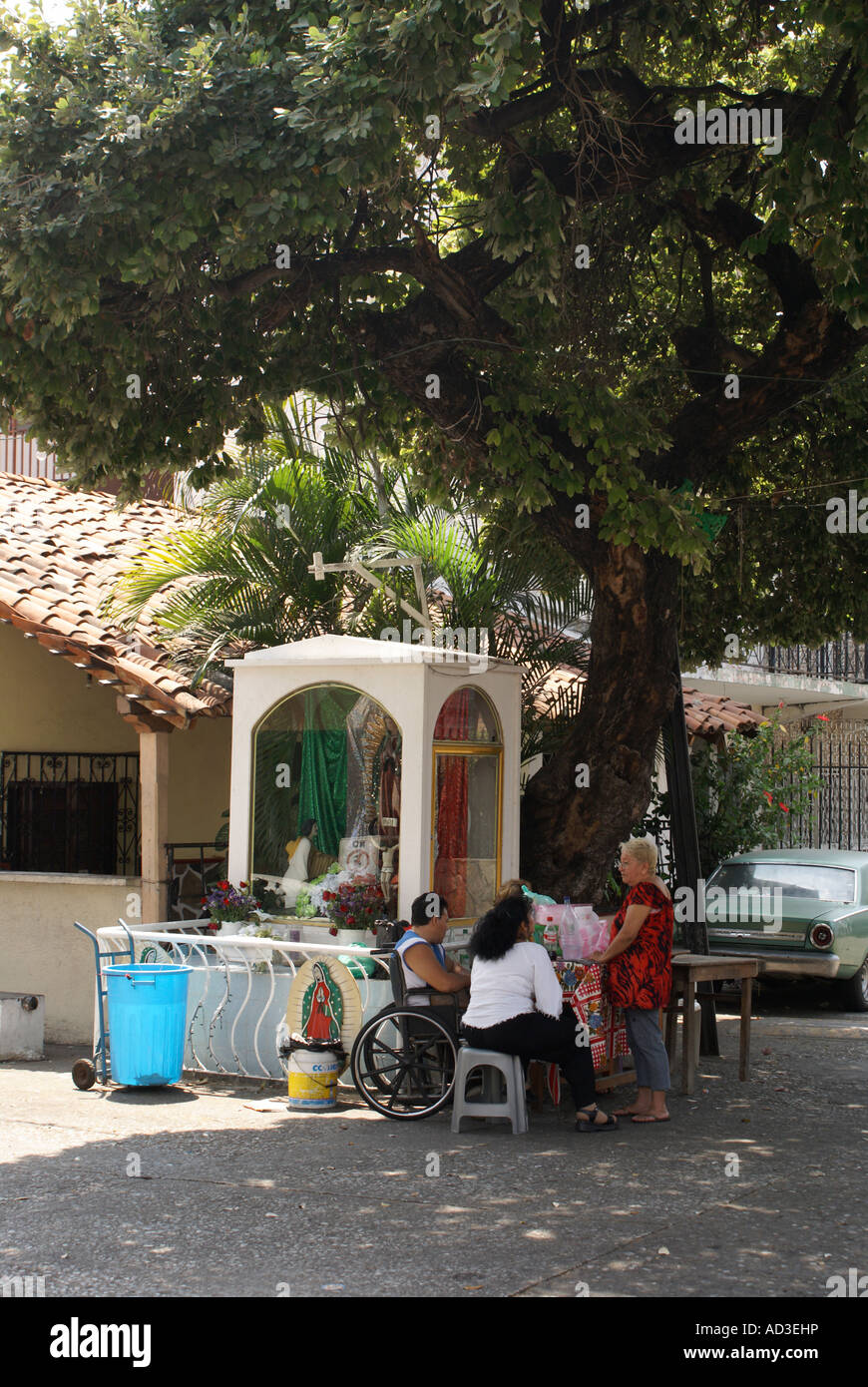 Jungfrau von Guadalupe Schrein in der Altstadt von Pozo De La Nación, alten Acapulco, Mexiko Stockfoto