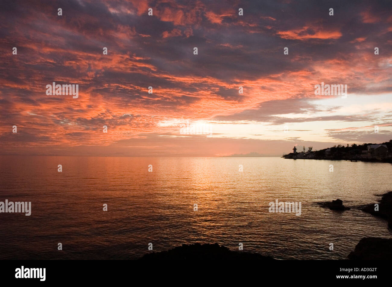 Sunrise, Nassau, New Providence, Bahamas Stockfoto