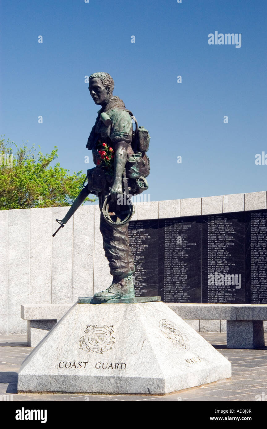 Arkansas Vietnam Veterans Memorial im Garten in Little Rock Arkansas State Capitol Stockfoto