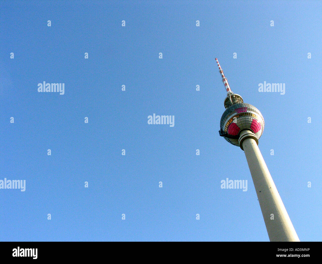 Der Berliner Fernsehturm Berlin Deutschland Europa Stockfoto