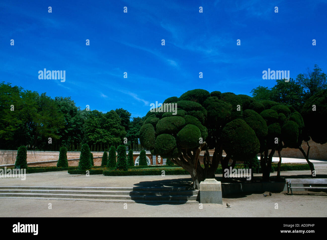 Madrid Spanien Retiro Park Stockfoto