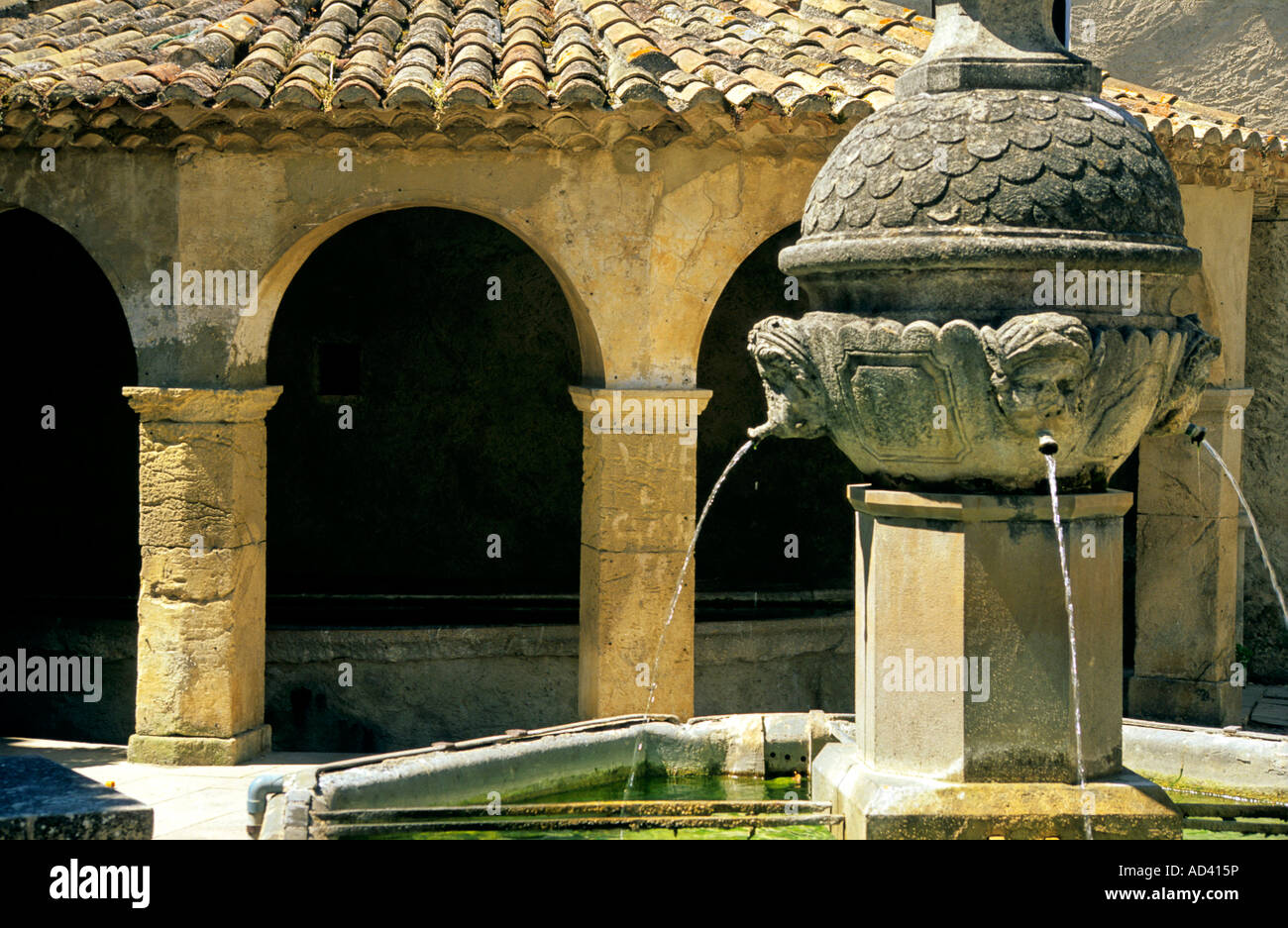 Mollans-Sur Ouvèze. Drome. Frankreich Stockfoto