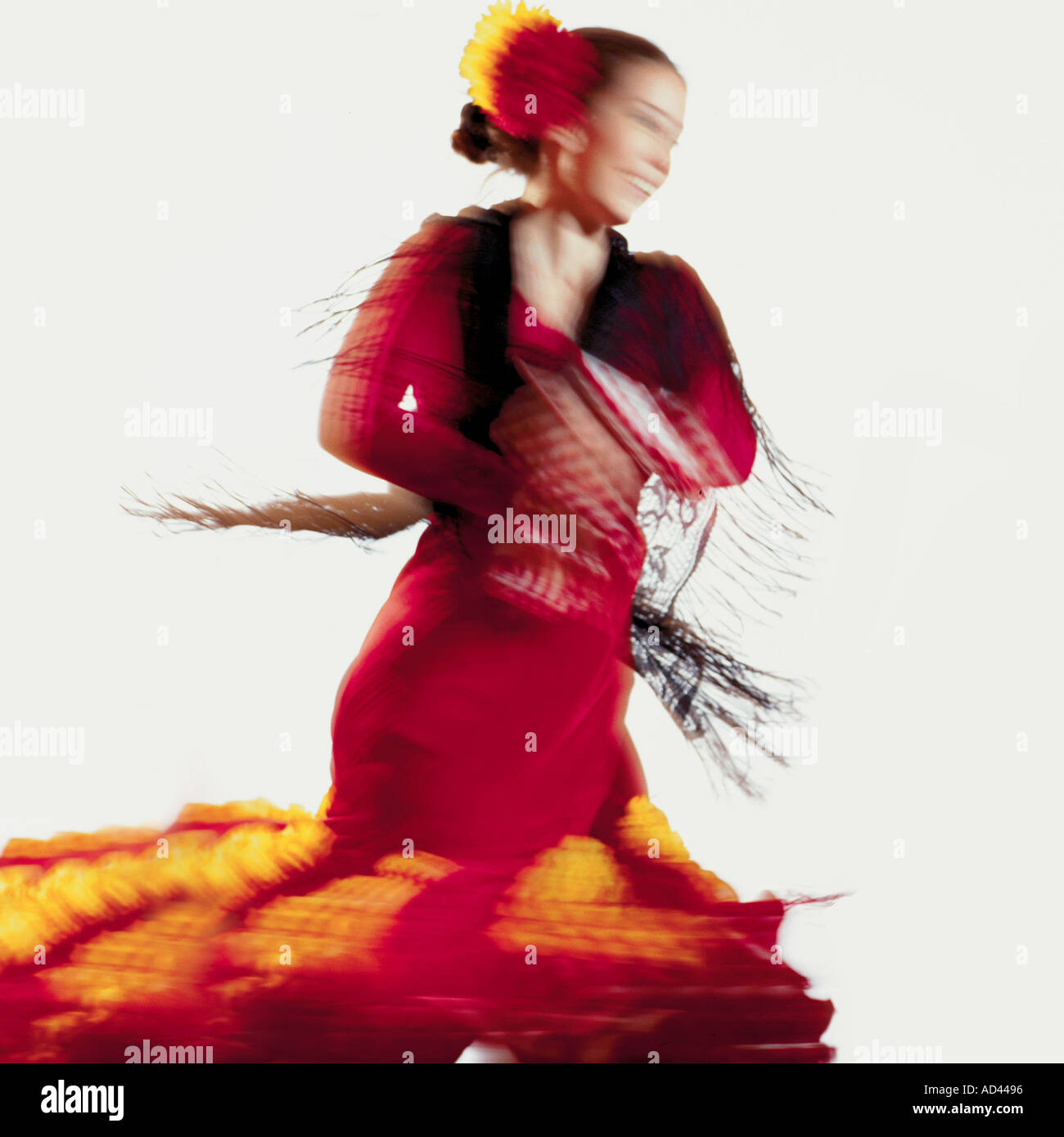 Flamenco-Tänzerin Stockfoto
