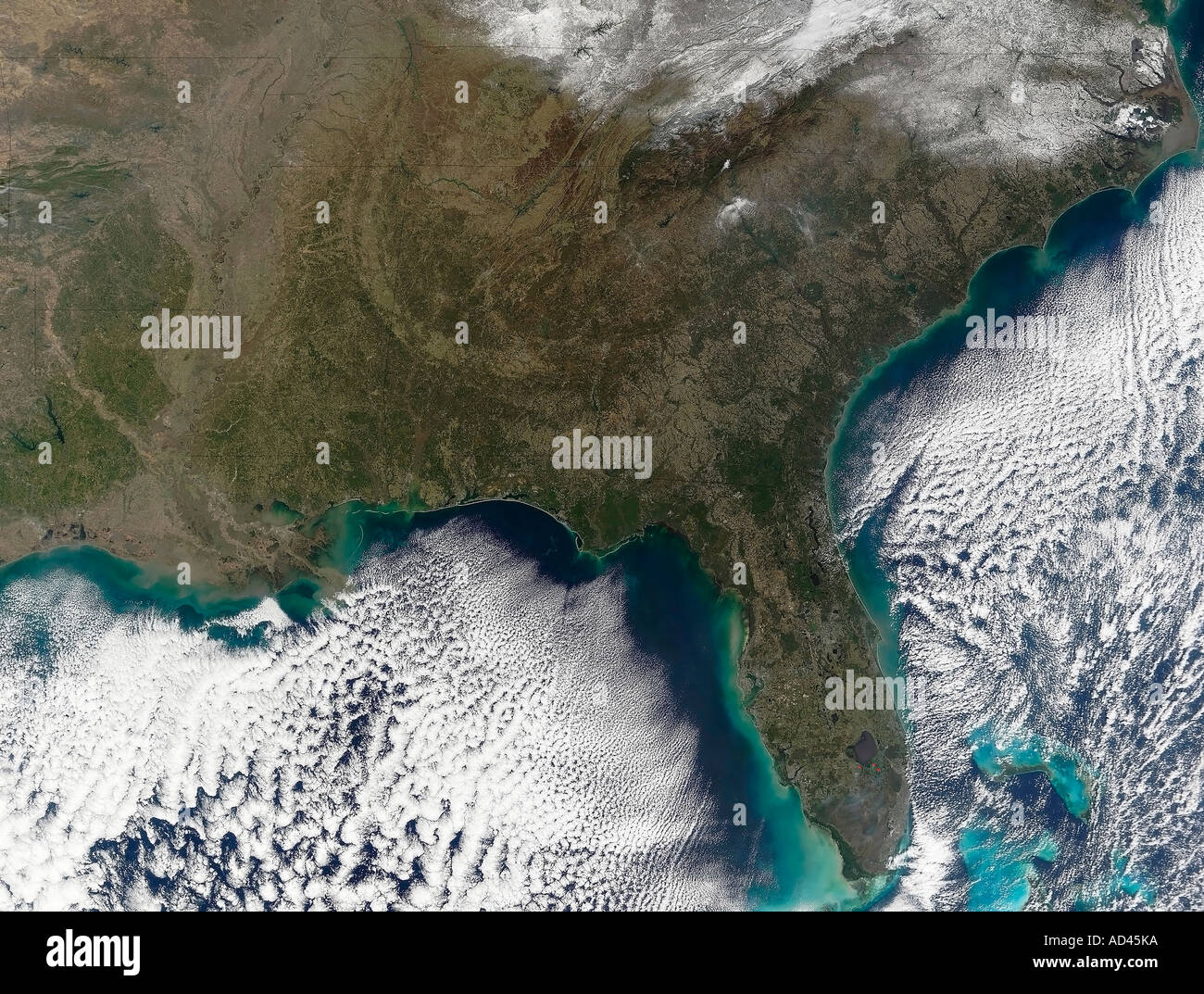 Südlichen Vereinigten Staaten von Amerika Stockfoto