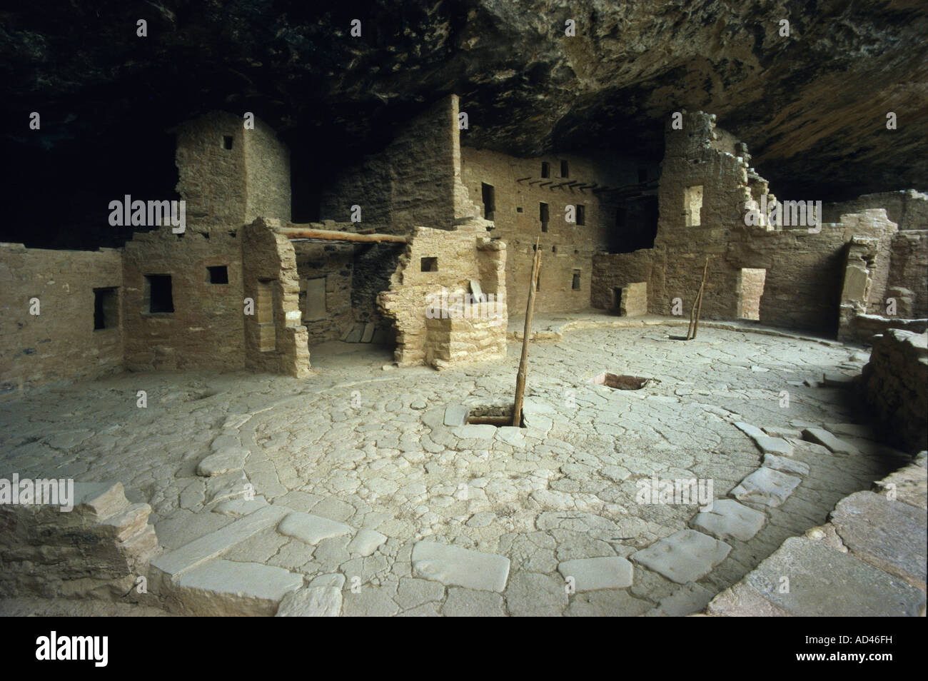 Mesa Verde Nationalpark, Fichte Baumhaus, Colorado, Vereinigte Staaten von Amerika Stockfoto