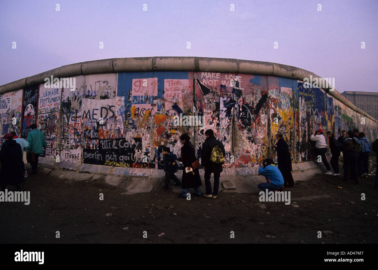 Berliner Mauer fallen 1989 Kommunismus-symbol Stockfoto