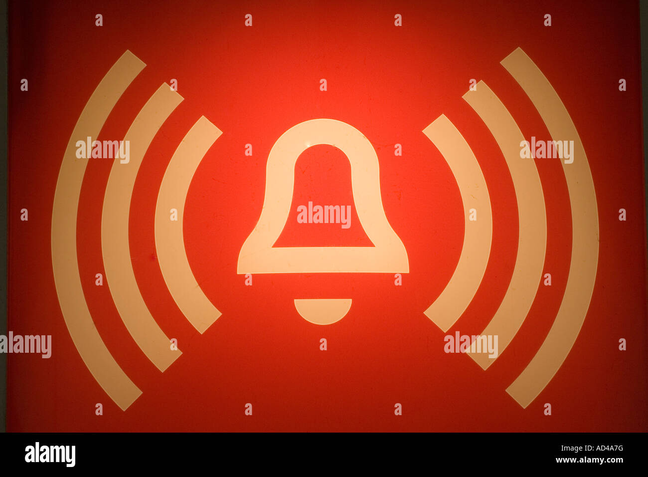 Emergency Call Box, u-Bahnstation Stockfoto