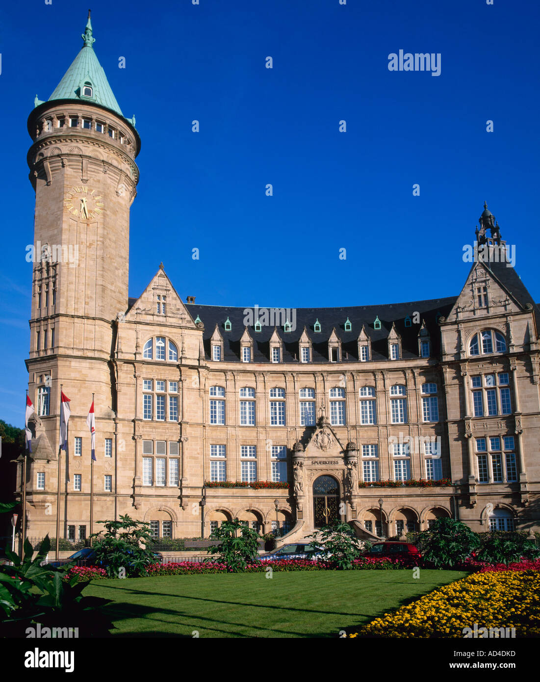 Staatliche Sparkasse Banque et Caisse D Epargne de L Etat Stadt Luxemburg Luxemburg Stockfoto