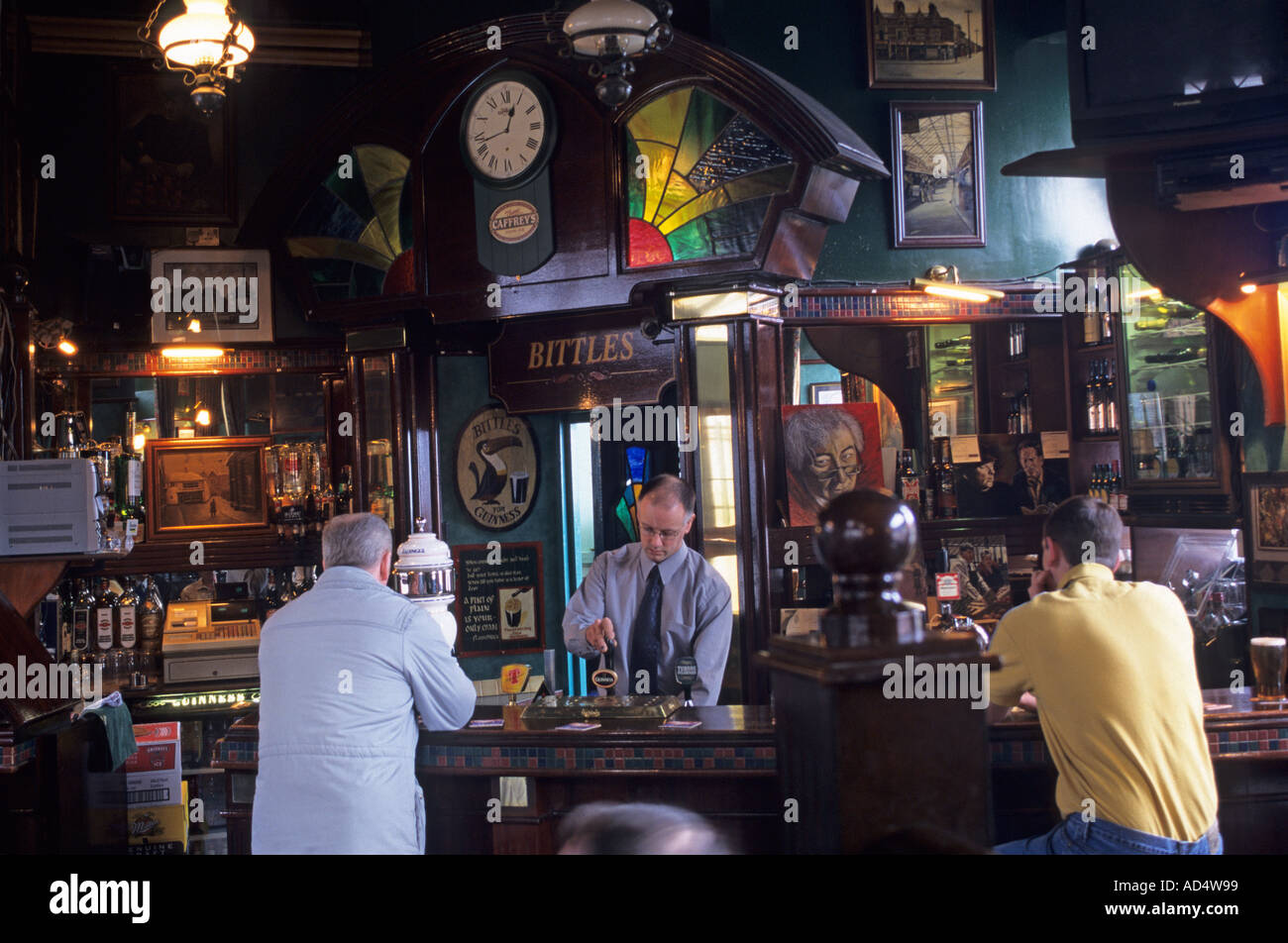 Gebisslose Bar Belfast Nordirland Stockfoto