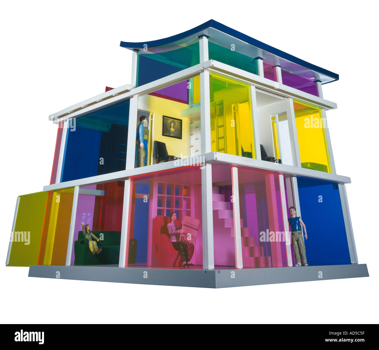 Puppenhaus Stockfoto