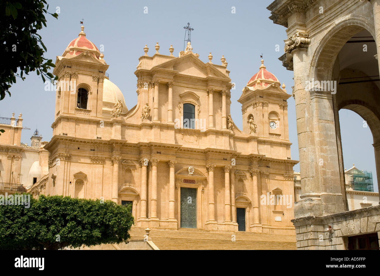 Kathedrale San Nicolo Noto-Sizilien Stockfoto