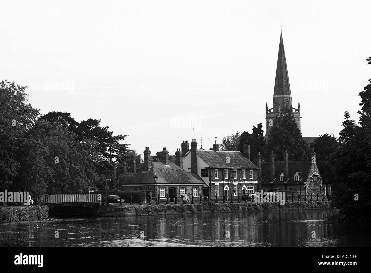 Die alte Anchor Inn St Helens Wharf Stockfoto