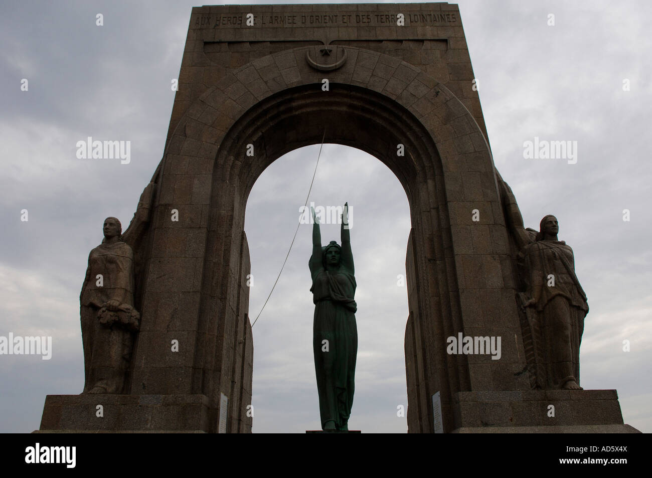 Monument Aux Morts Stockfoto